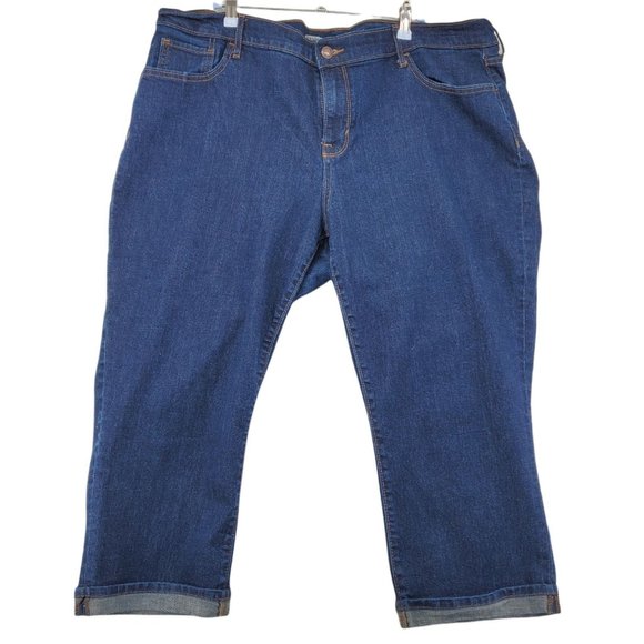Old Navy Jeans Women's Sweetheart High Rise Denim Straight Leg Blue Size 16 - Picture 1 of 11